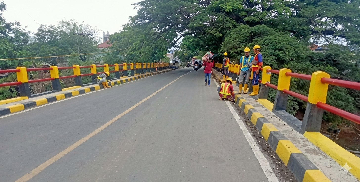 Pekerjaan Rehabilitasi Jembatan Cijalarang